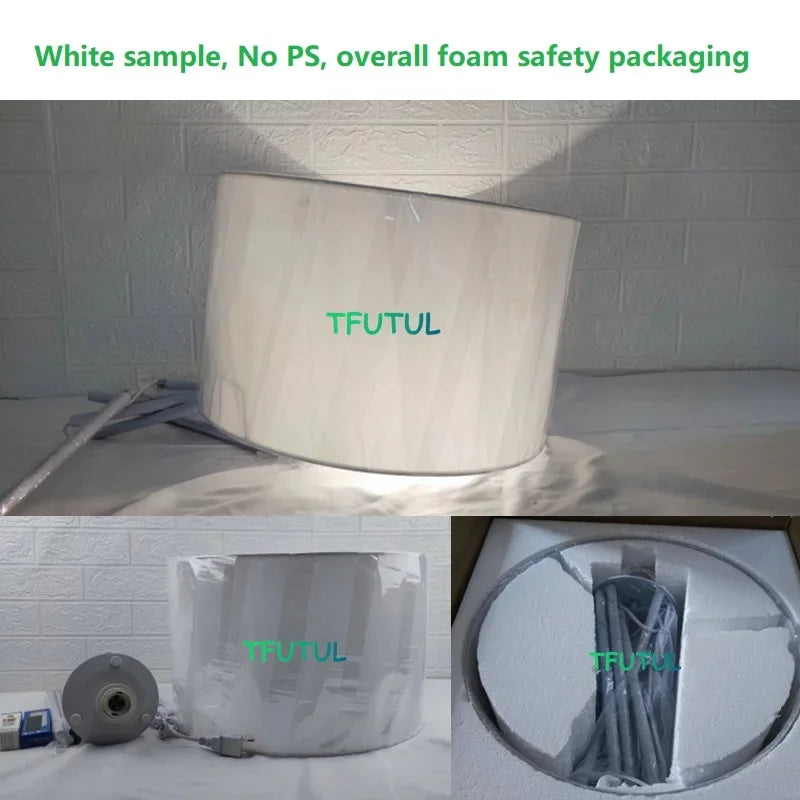 Fabric Led E27 Floor Lamp for Living Room Tripod Design Sofa Side Standing Lamps Bedroom Remote Control Dim Bedside Lights