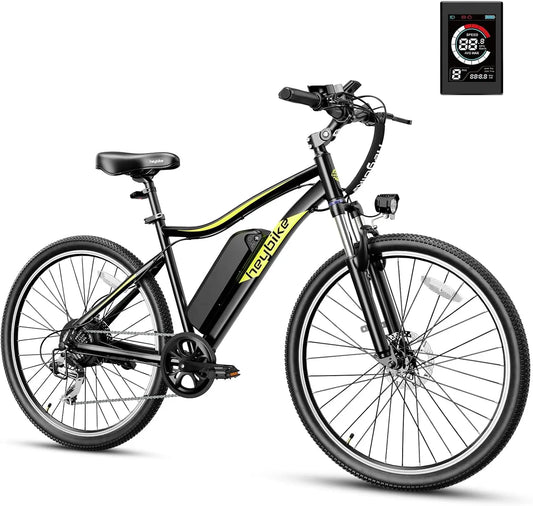 Electric Bike for Adults with 750W Peak Motor, 28mph Max Speed, 600WH Removable Battery Ebike, 27.5" Electric Mountain Bike