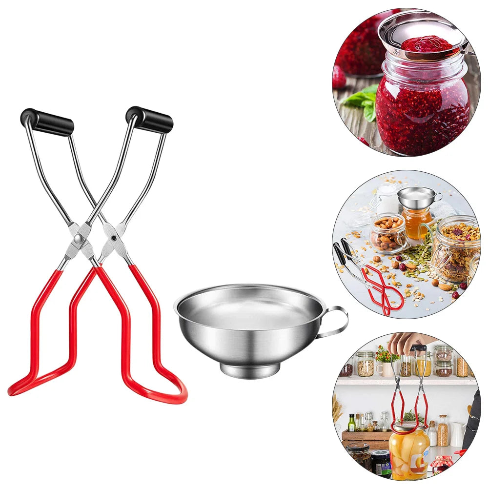 Can Clip Milk Bottle Tongs Flip Kit Stainless Steel Feeder Clamp Practical Kitchen Tools