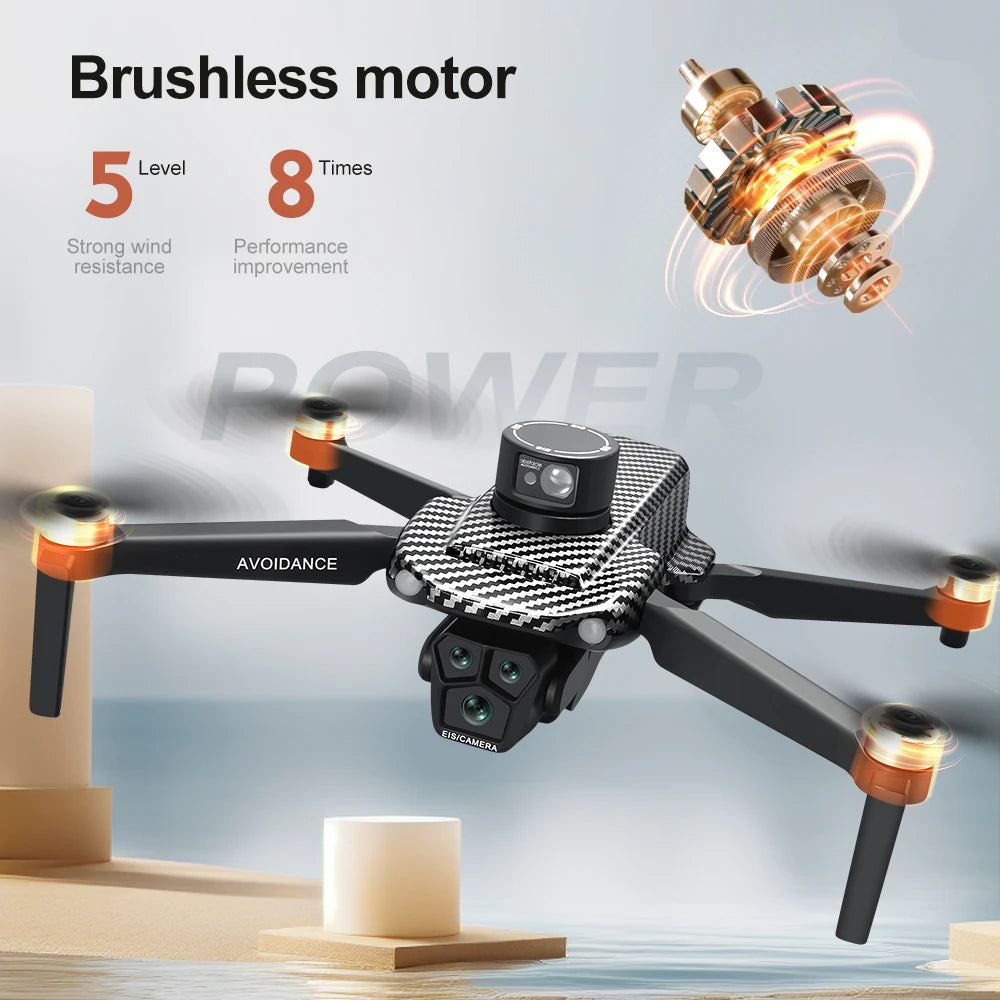 U198 Upgraded V198 5G GPS Foldab Drone 8K Professional High-definition Camera Laser Obstacle Avoidance Aerial Photography Drone