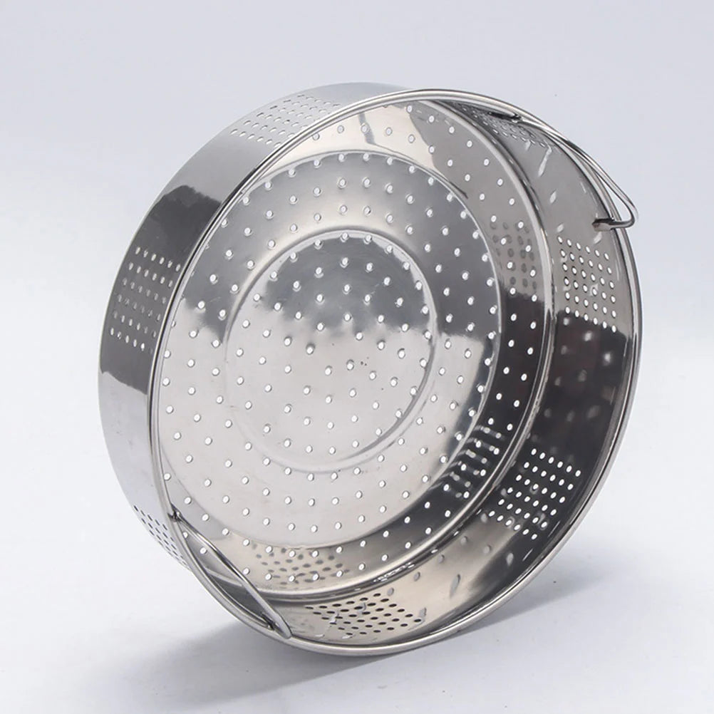 2 Pcs Pressure Cooker Steamer Steaming Basket Plate Rice -in for Pot Silver Rack Cookware