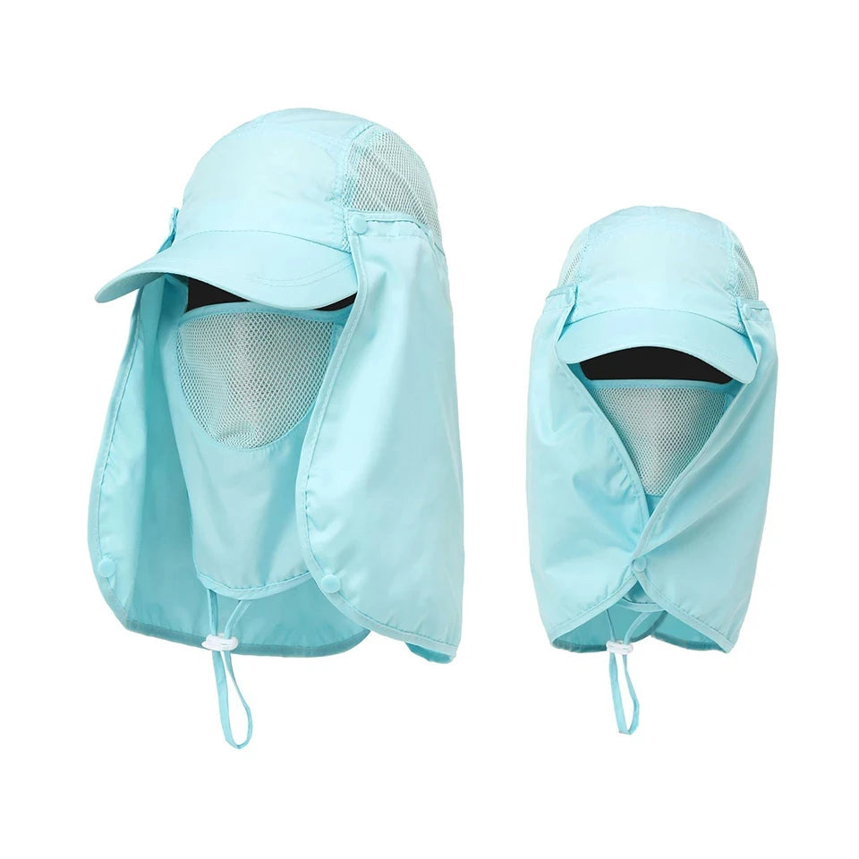 Hunting Camping Hiking Fishing Hats Outdoor UV protection Sun Protection Breathable Caps Full Head Quick-dry Headwear Men Women