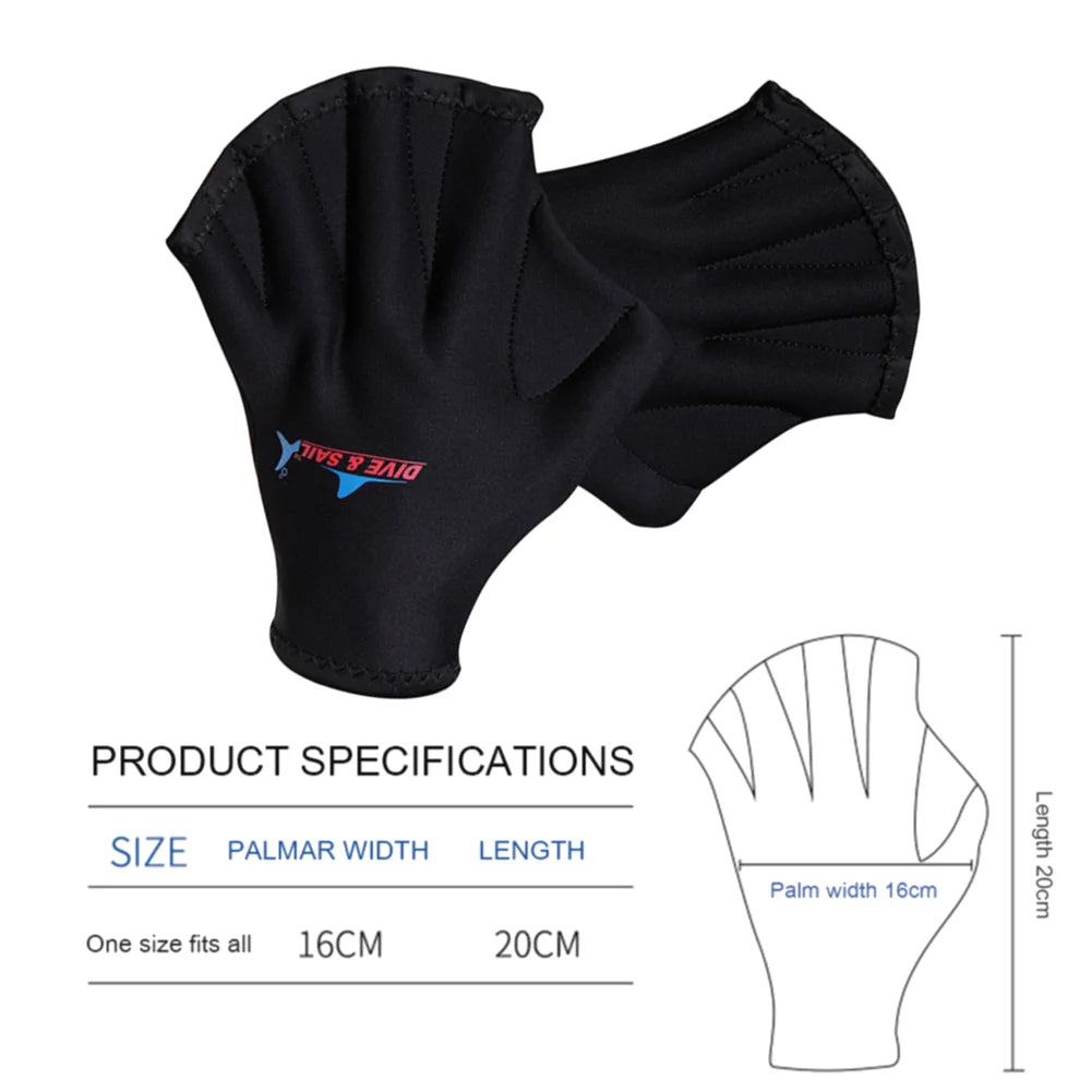 Silicone Swimming Fins Flipper Men Women Child Swim Pool Sport Professional Training Finger Hand Webbed Gloves Paddles Equipment