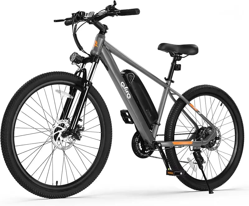 ARacer Electric Bike for Adults - 21-Speed Mountain Lightweight Ebike with Peak 500W Brushless Motor,26X2.1 Tire Step Over E-MTB