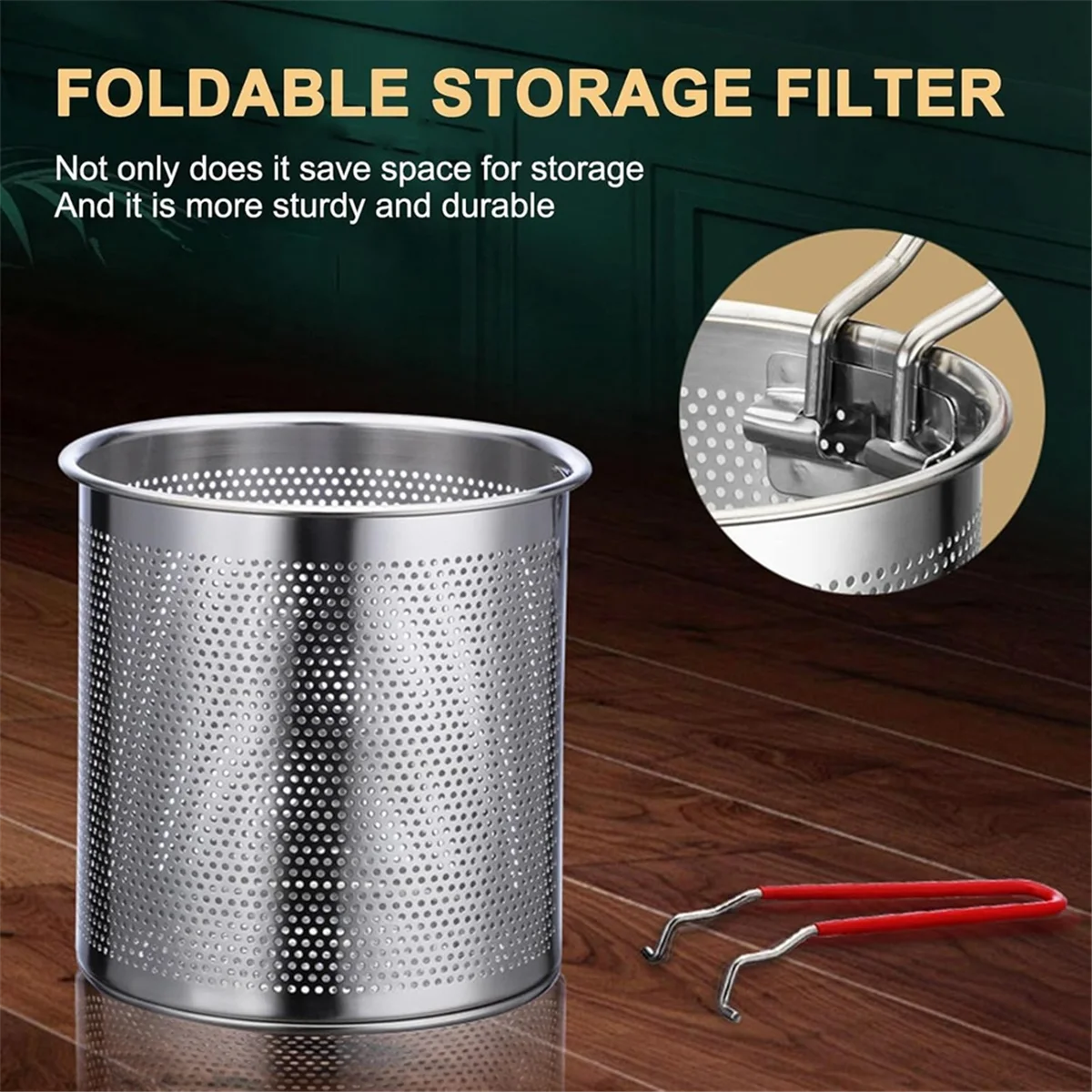 Frying Pot Deep Fryer Pot with Basket Stainless Steel Deep Fryer for Frying Fish Shrimp Chicken and Fries