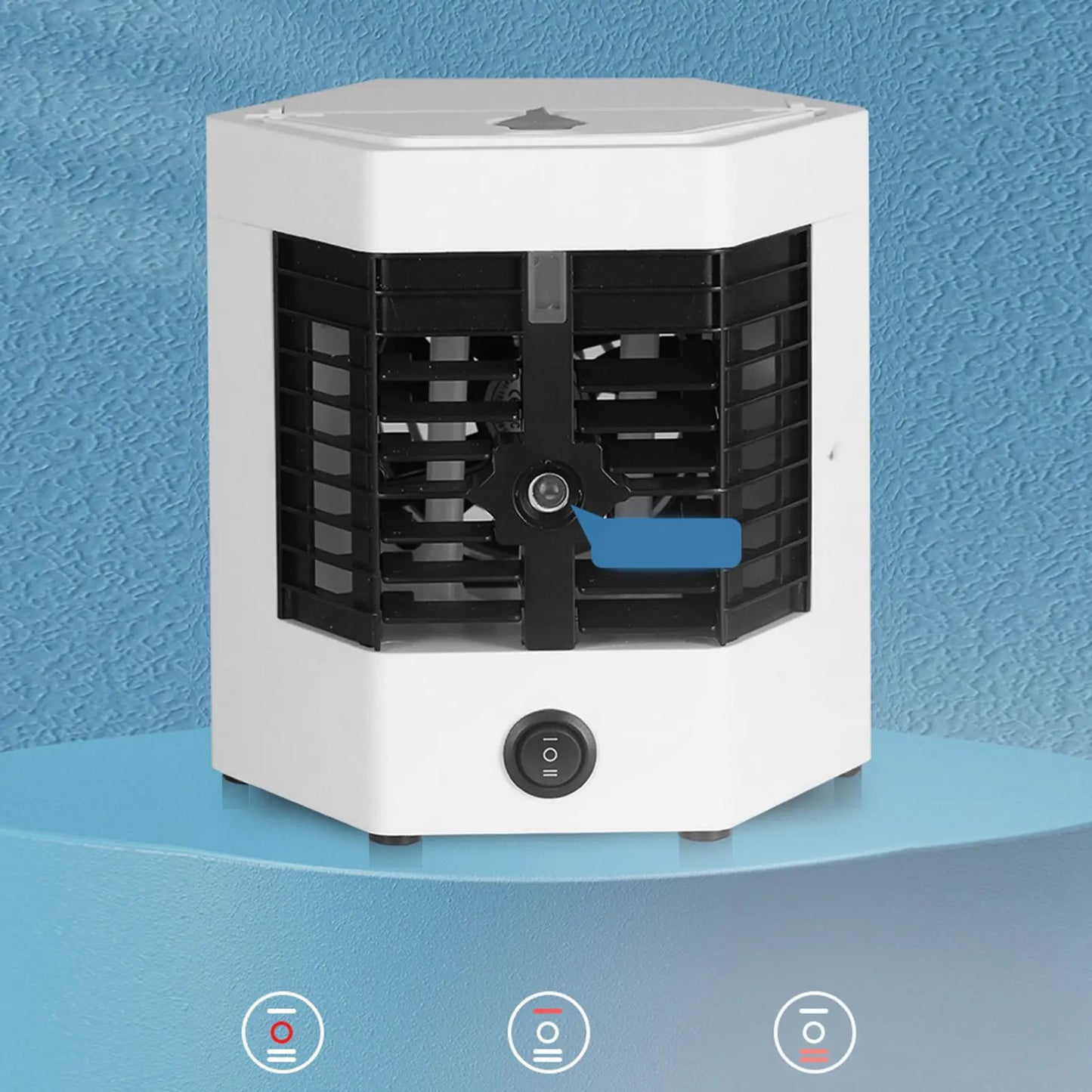 Air Conditioner Fan,Mini Air Cooler Portable Air Conditioner Personal Humidification Evaporative Air Cooler Fan for Bedroom Desk