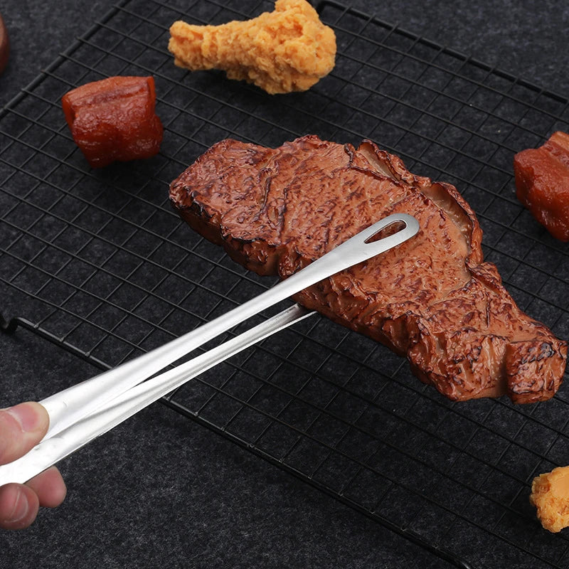 Stainless Steel Food Tongs Long Handle Non-Slip Barbecue Tongs Steak Tongs Kitchen Cooking Tools Kitchen Accessories