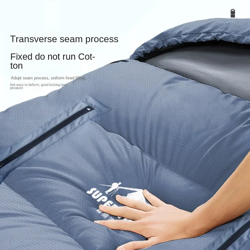 Usb Sleeping Bag Connection To Power Bank Heating Camping Hiking Sleeping Bag Winter Thick utdoor Survival Camp Gear Waterproof