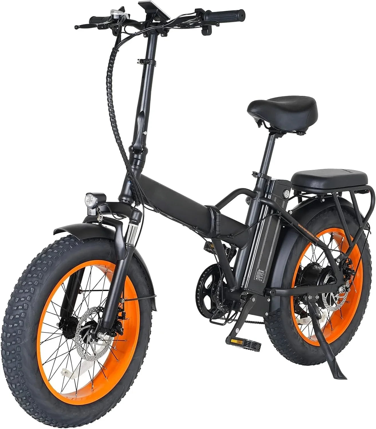 Folding Electric Bike, 48V & 624Wh Lithium Removable Battery, Peak 1100W Brushless Motor, Max Speed 28Mph, M5 Large LCD Display