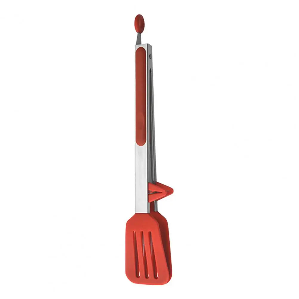 Non-stick Pan Tong Stainless Steel Food Tongs with Silicone Tip for Bbq Baking Non Stick Kitchen Clamp for Cooking Fish Steak