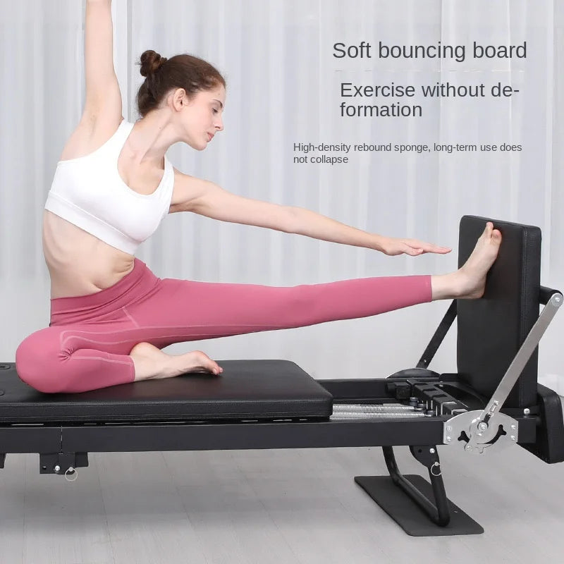 New Extended Frame Beginner Pilates Training Core Bed Factory Made Dual Use Yoga Pilates Bed