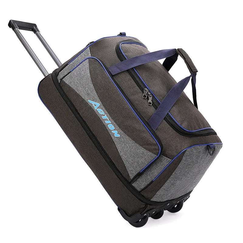 Large capacity Trolley Bag Travel Suitcase Boarding Bag Oxford waterproof Luggage Bag Rolling Luggage with Wheels