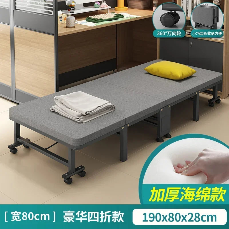 Portable Folding Bed Lunch Break Multifunctional Bunk Beds Rules Frames Sleeping Adults Unusual Hospital Mueble Cama Family Loft