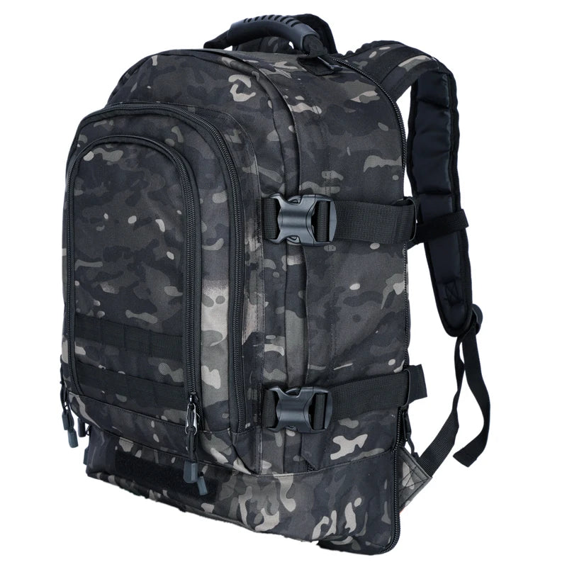 60L Men Tactical Backpack Military Camouflage Backpacks Outdoor Hking Traveling Trekking Hunting Bag Large Capacity 8 Colors Ava