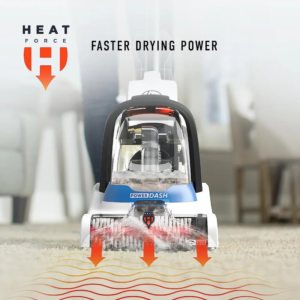 Pet Compact Carpet Cleaner, Shampooer Machine, Lightweight & Compact Design for Efficient Cleaning and Storage, Blue