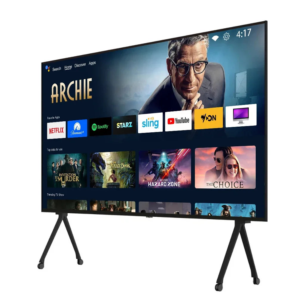 Explosion-proof 100 Inch Large Screen Toughened Tv Television 4K Smart Tv