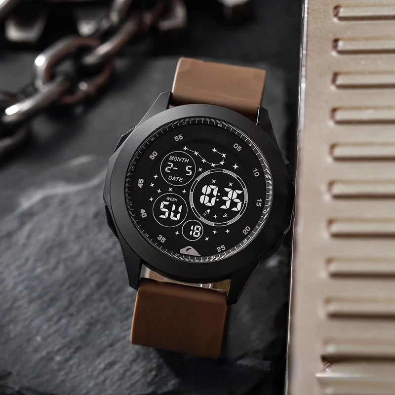 Kegllect New Electronic Men Watch Boy Multi-functional Sports Watches