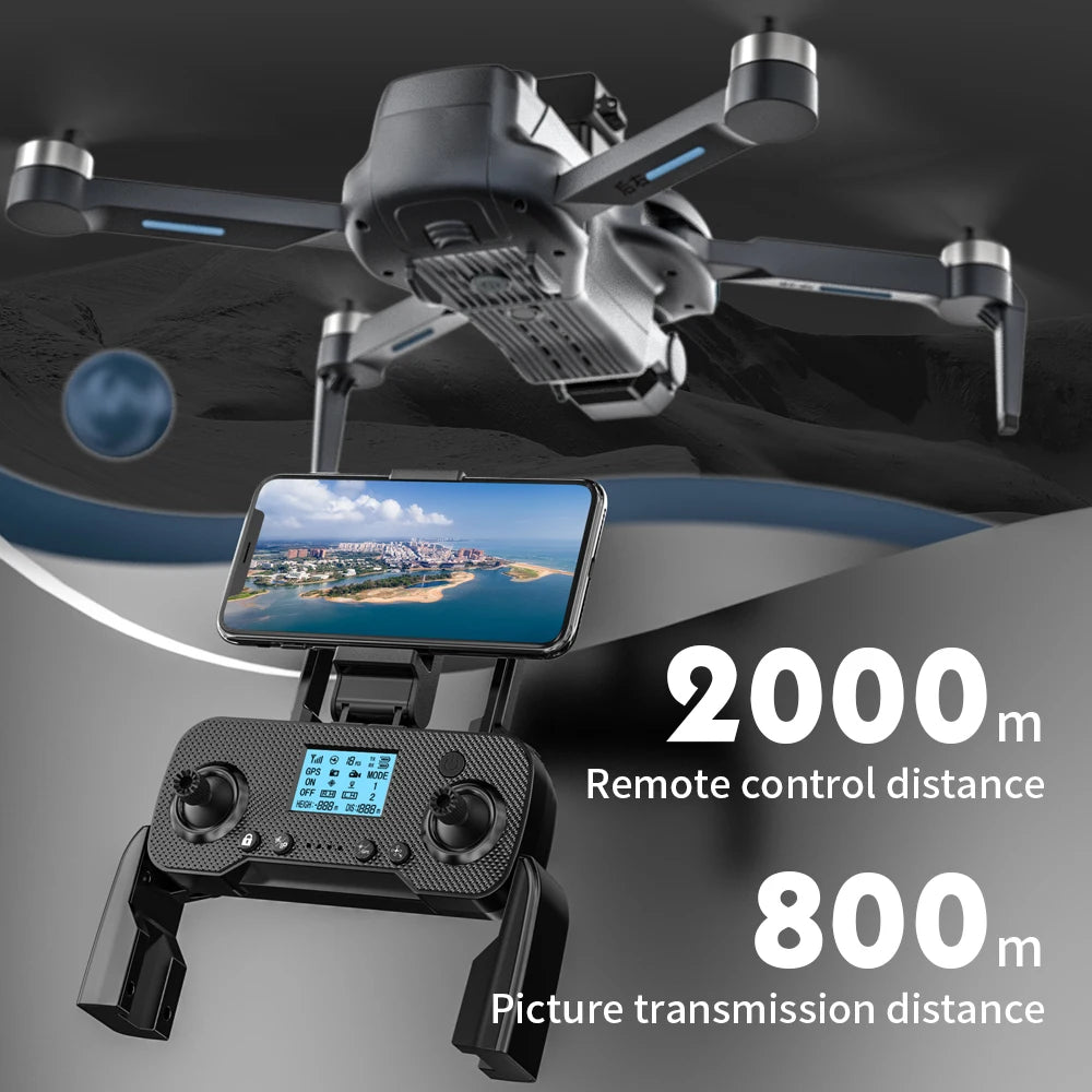 New XS019 Pro GPS Brushless RC Drone 4k EIS Camera Aerial UAV 540° Laser Obstacle Avoidance Foldable Quadcopter Dron Toys Gift