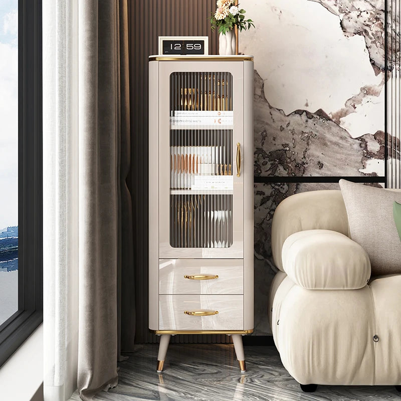 Drawer Storage Living Room Cabinets Luxury Italian Glamour Display Cabinet Trendy Aesthetic Mueble Aparador Home Furniture