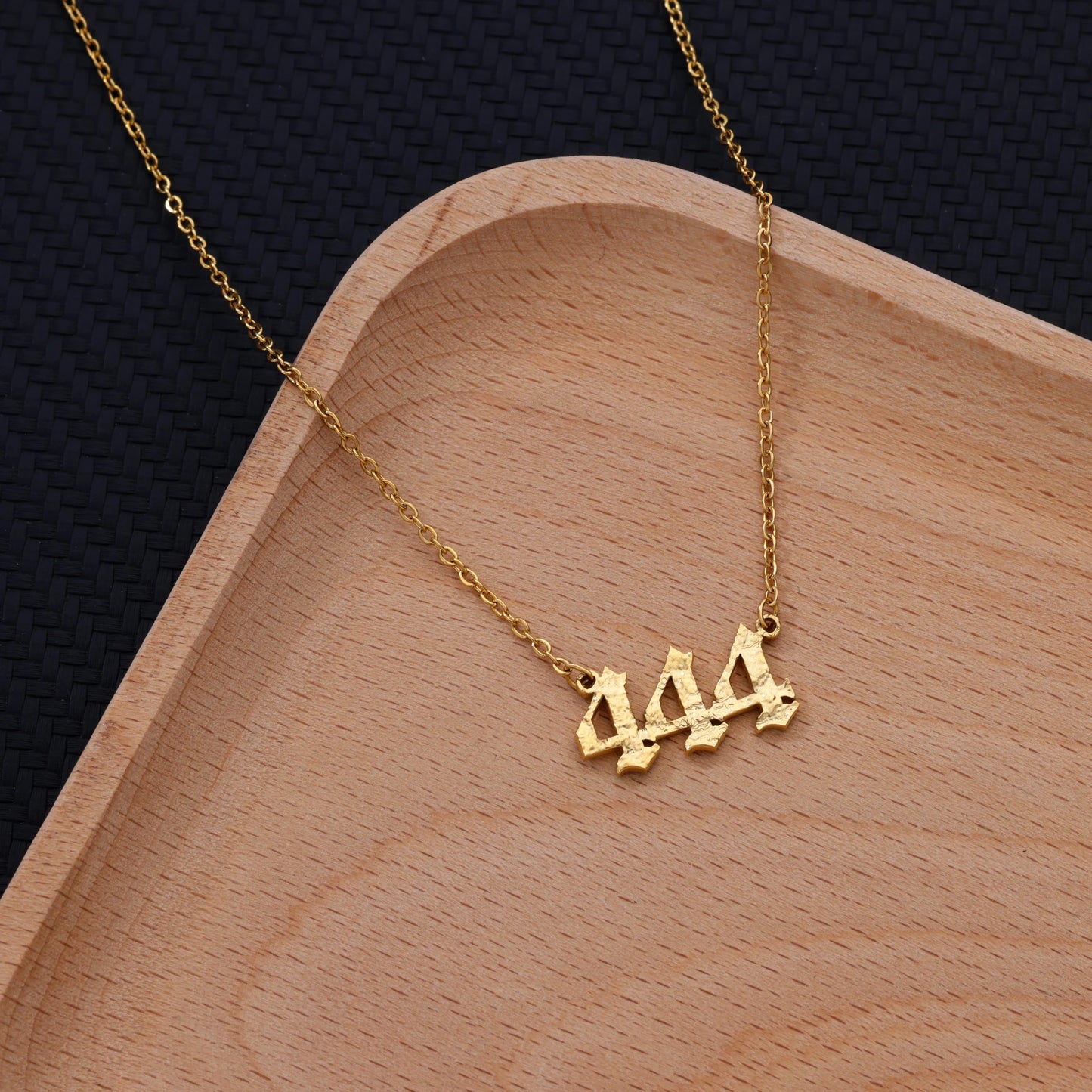 Stainless Steel Number Necklaces For Women Men Gold Color 111 222 333 444 555 777 888 999 666 000 Pendant Necklace Jewelry Neck