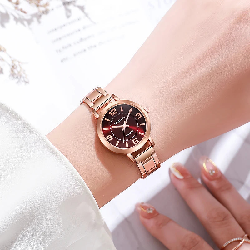 Casual Quartz Watch Women Stainless Steel Wristwatch Popular Top Brand relogios feminino reloj de mujer 시계 명품 luxe femme Saat