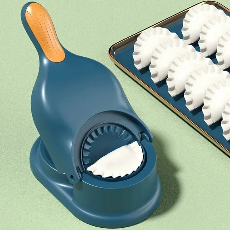 New 2 In 1 Dumpling Maker Dumpling Mold Dumpling Skin Wrapper Mould Dough Press Maker Kitchen Dumpling Noodles Making Tool Molds