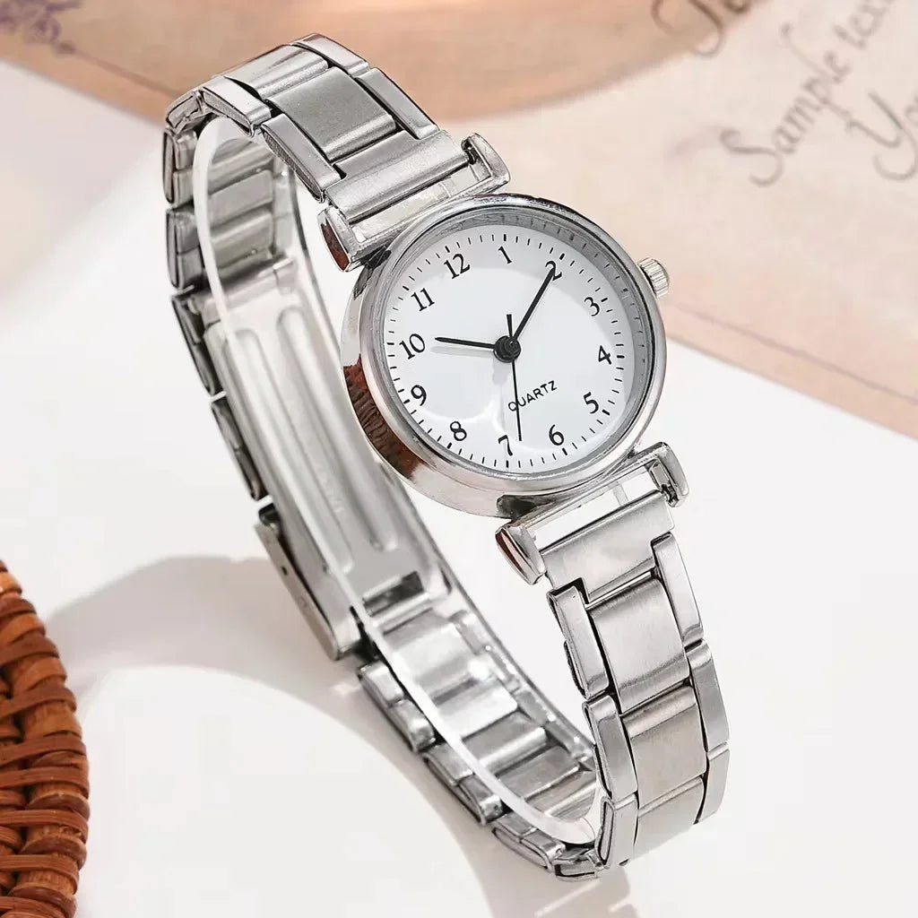 Luxury Watches for Women Fashion Analog Quartz Watch Steel Band Wristwatch Ladies Watches Casual Bracelet Watch Gifts for Women