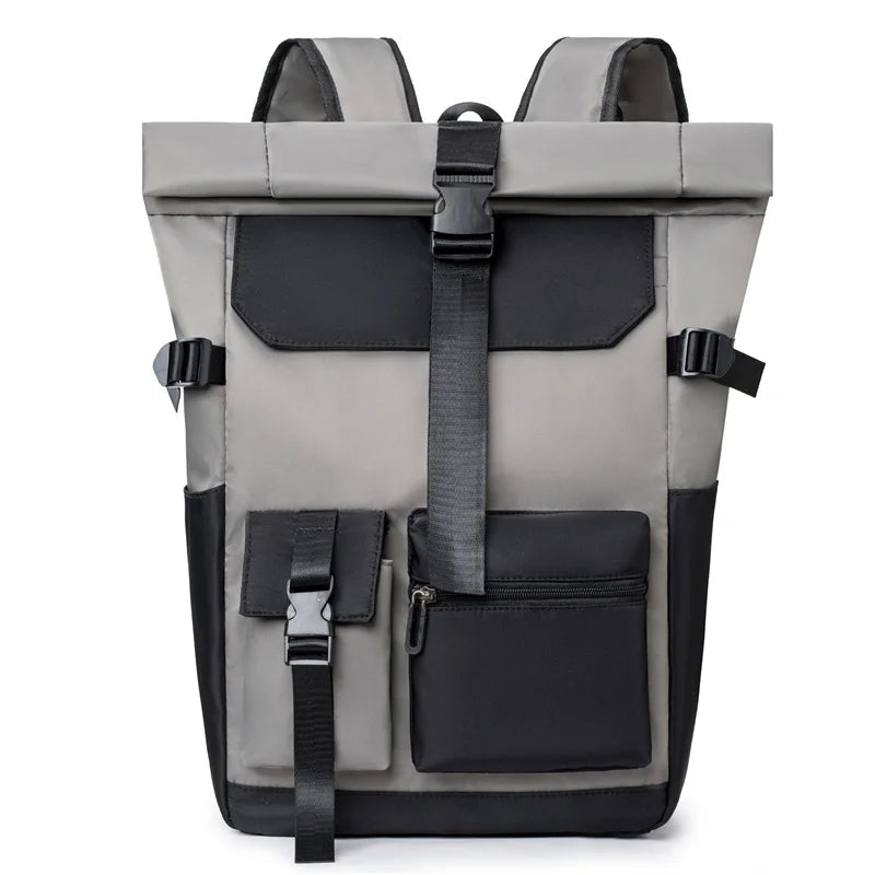Men Oxford Multifunctional Fashion Backpack Antitheft Leisure Trend Youth Man School Bag Travel Knapsack Large Capacity Rucksack