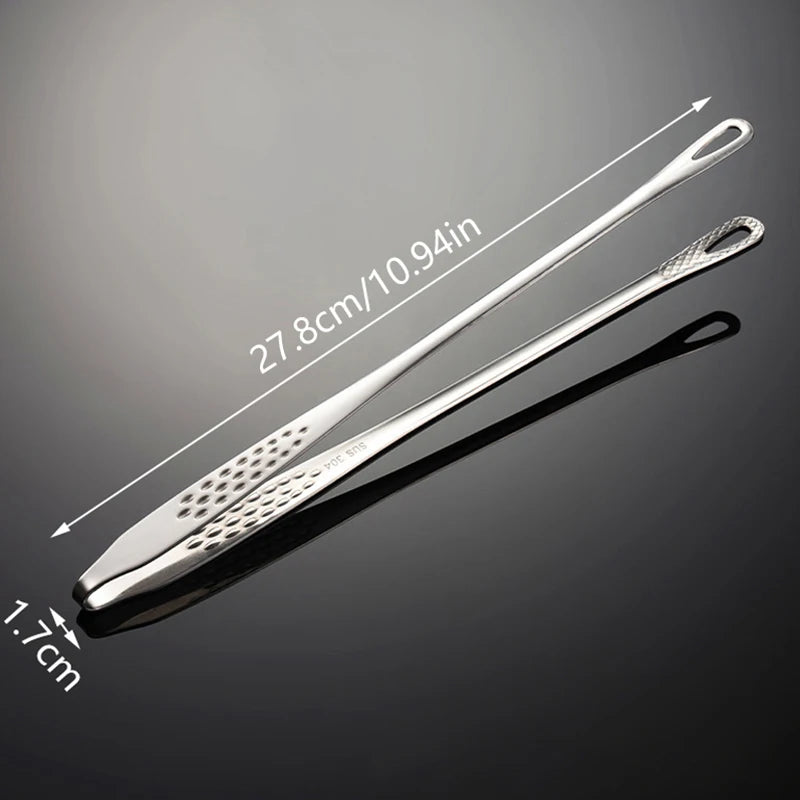 Stainless Steel Food Tongs Long Handle Non-Slip Barbecue Tongs Steak Tongs Kitchen Cooking Tools Kitchen Accessories