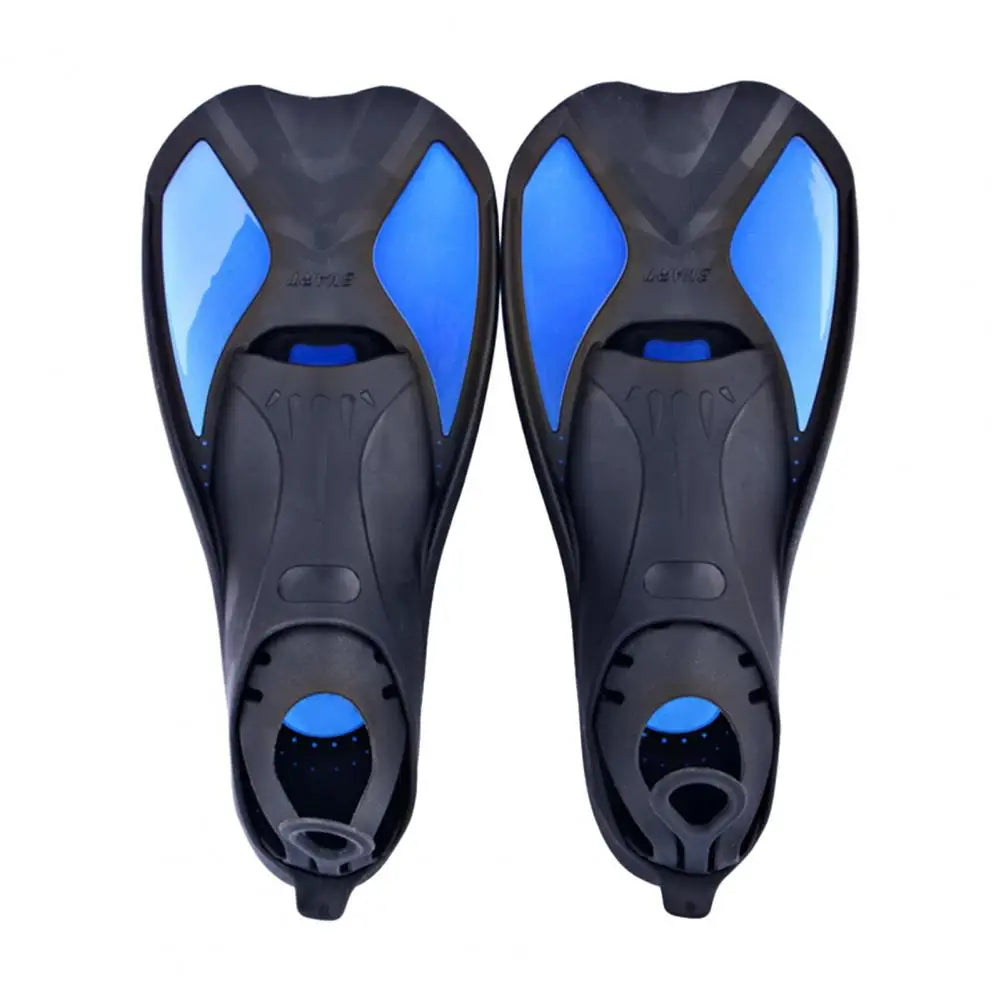 1 Pair Diving Fins Swimming Flipper Training Fins Snorkeling Flippers Short Blade Flippers Leg Strength Building Swim Flippers