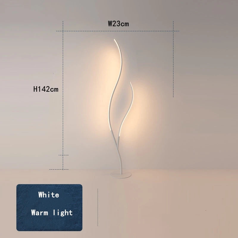 Tree Floor Lamps Minimalist smart rgb Lamp For Studio Bedroom arc lamp Indoor Decoration Led Creative Sofa Living Room Light