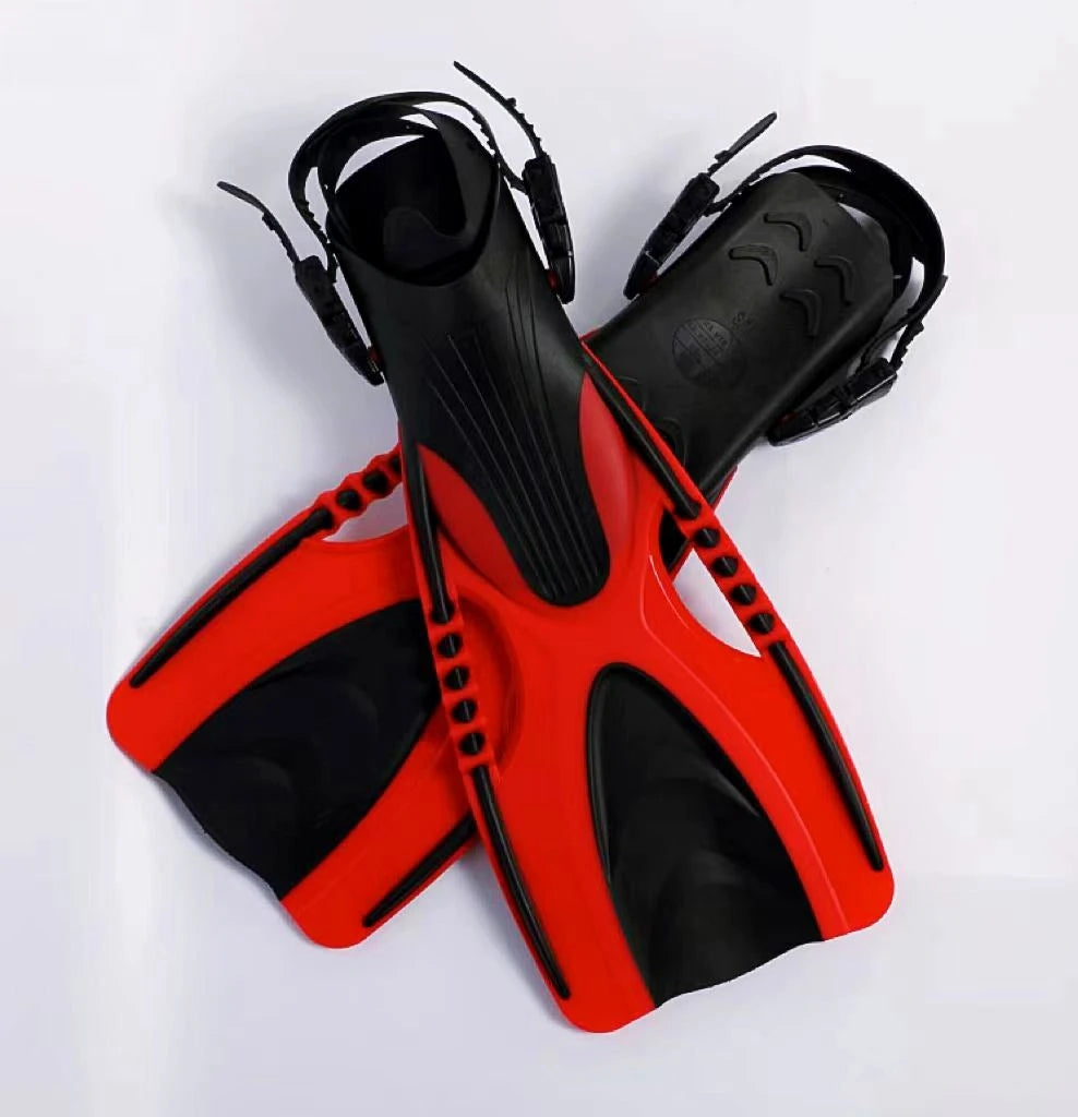 QYQ Professional Long Swimming Fin Adult Snorkel Foot Flippers Youth Free Diving Fins Water Sport Lightweight Equipment