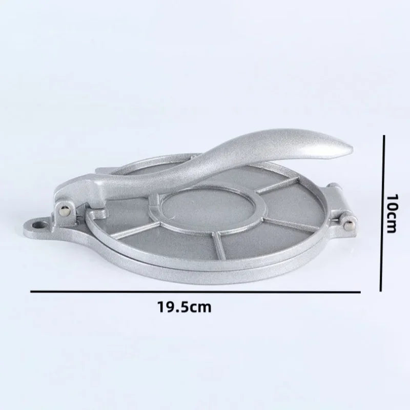 20cm DIY Tortilla Press Maker Aluminium Alloy Manual Corn Tortillas Dough Pressing Tools Kitchen Bakeware Cooking Accessories