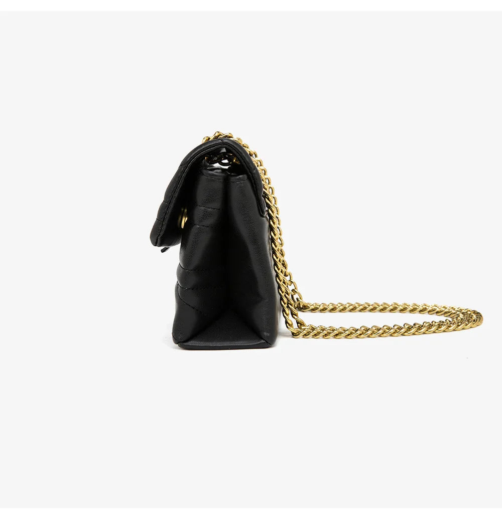 2024 New Trend Women's Bag Diamond Quilted Chain Shoulder Bag Fashion Crossbody Bag Eagle Head Handbag