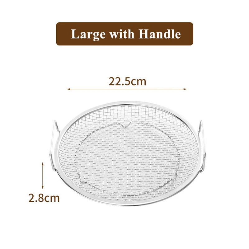 304 Stainless Steel French Fries Basket with Handle Food Skimmer Oil Filter Snack Tray Cooking Strainer Plate Kitchen Utensils