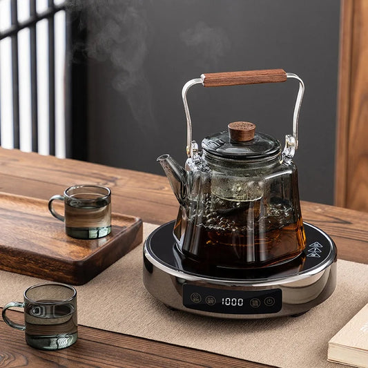 1500W Smart Electric Ceramic Stove Home Tea Making Machine Timed Coffee/Tea Hot Plates Multi-function Boiling Water Heater 220V