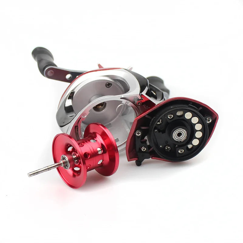 Baitcasting Reel Fishing Reel Max Drag Super Light Weight  Magnetic Brake System Freshwater Fishing Coil Casting Reel