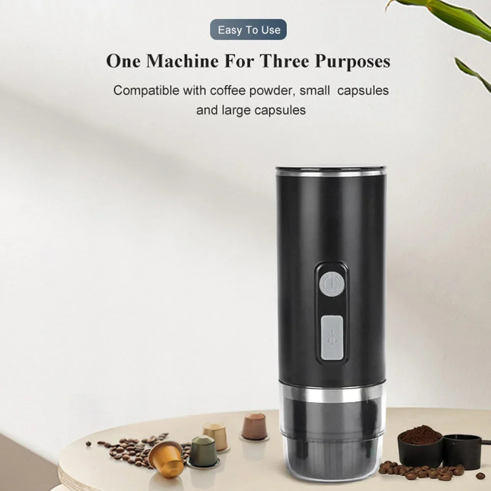 2024 New Full-Automatic Espresso Coffee Machine Mini For Large And Small Capsules