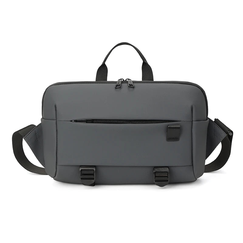Quality Nylon Chest Packs Fashion Business Handbag Men Waist Bag 2024 New Male Fanny Pack Leisure Travel Shoulder Crossbody Bags