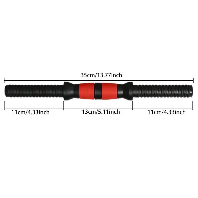 1 PC dumbbell rod universal injection molded dumbbell rod rubber coated rod Adjustable dumbbells set Gym set women Leg weights