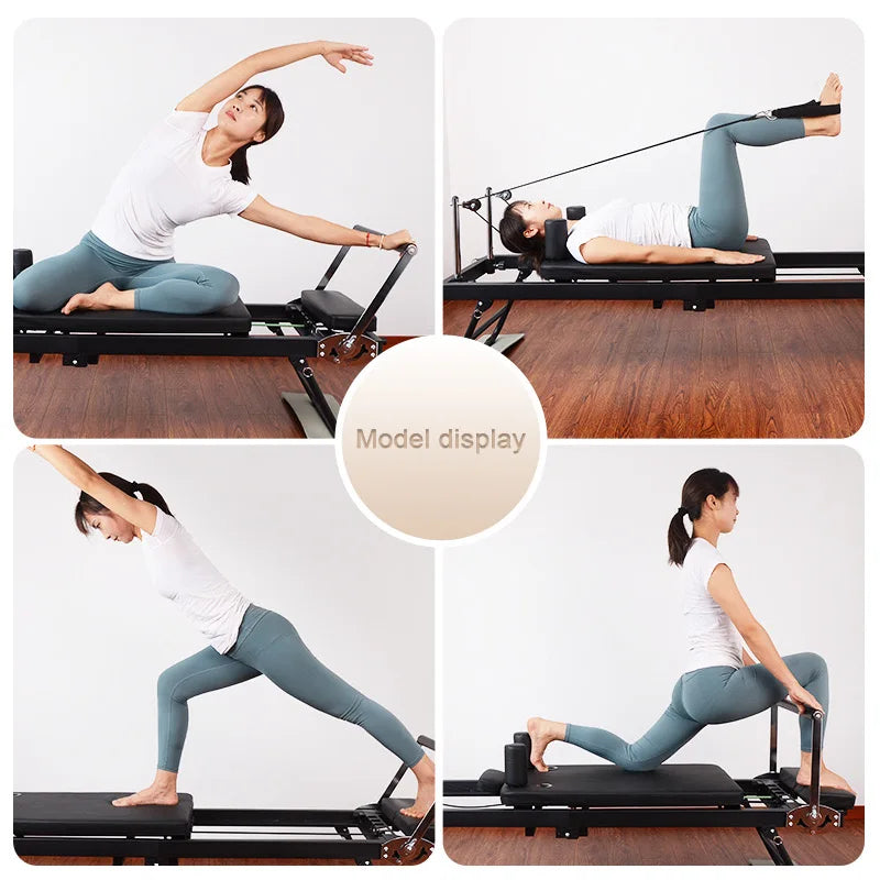 New Extended Frame Beginner Pilates Training Core Bed Factory Made Dual Use Yoga Pilates Bed