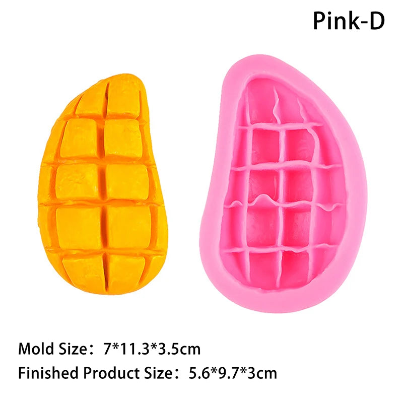 Grape Mango Strawberry Cooking Tools Silicone Mold For Baking Fondant Sugar Of Cake Decorating Kitchen Accessories Bakery Pastry