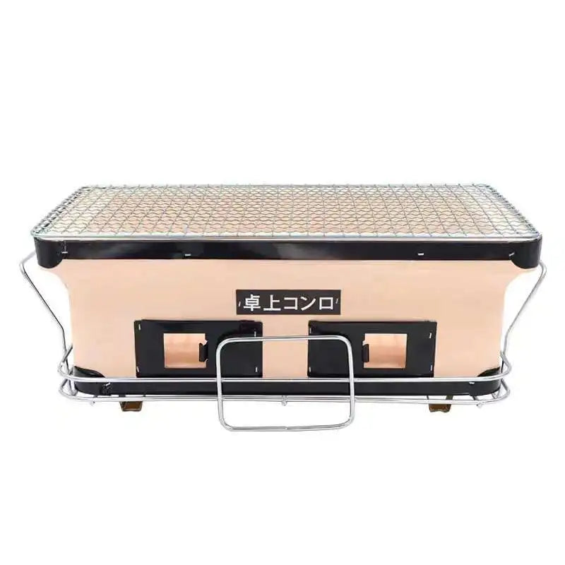 Outdoor portable comping MINI camping BBQ Japanese style mud barbecue tandoor grill