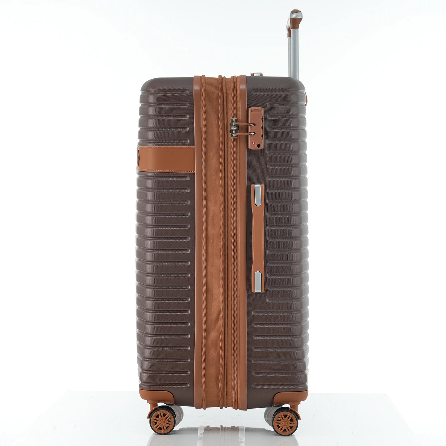 4 PCS ABS Hardside Rolling Luggage with Spinner Wheels 16'' 20'' 24'' 28'' Expandable Travel Hardside Suitcase TSA Approved Lock