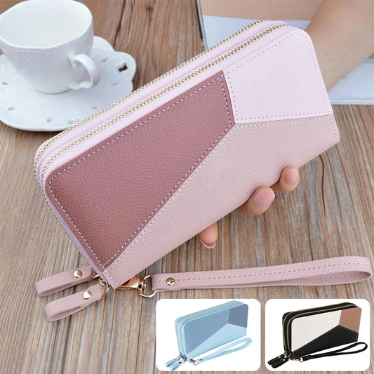 Women Fashion Short Wallet Ladies Leather Wallet Card Holder Foldable Portable Lady Coin Purse Multi-functional Bank Card Holder