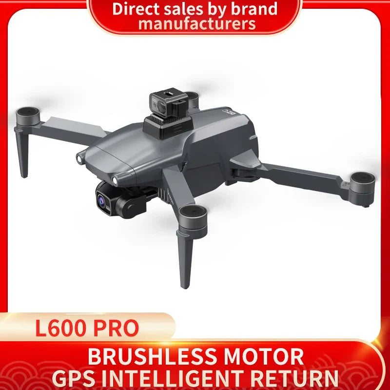 LYZRC L600 Pro Drone Foldable Long Range With 4K HD Camera And GPS 5G Wifi Fpv RC Quadcopter Folding Aircraft L600Pro Drone