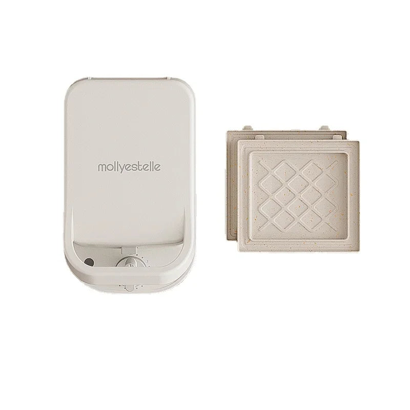 Ceramic Enamel Coated Sandwich Toaster Bread Machine Home Appliance Timed Multifunctional Home Small Toast Waffle Maker