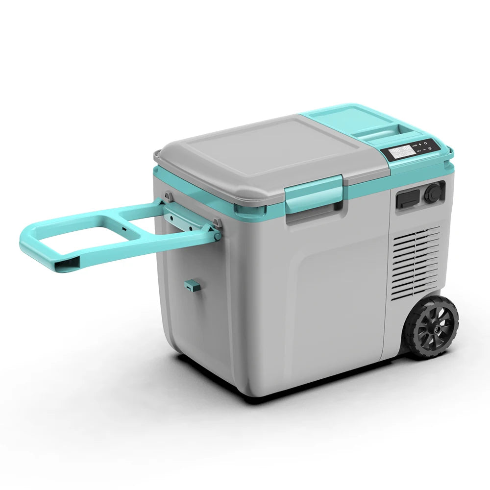 HT18 Dual-zone Mini Refrigerator Freezer Customized Portable Car Fridges Camping Outdoor Fridges for Caravan,Camper Accessories