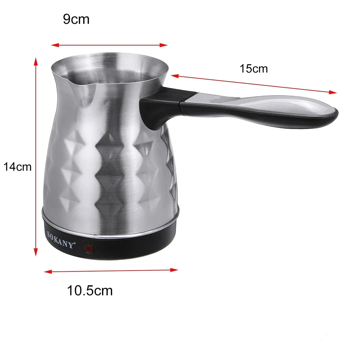 600W Turkish Coffee Pot Maker Quick Heat Tea/Milk Machine Household Office Plastic Italian Espresso Moka Pot