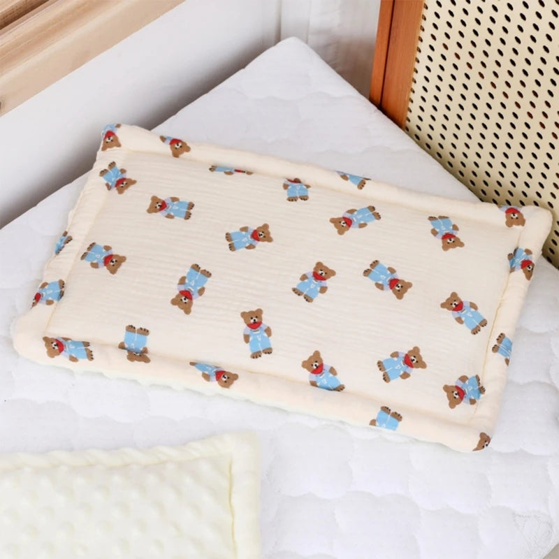 Babies Bedding Pillow Gentle Newborn Infant Pillow Lovely Designed for Newborns Comfort Sleep Pillow